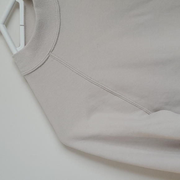 Abercrombie Mini Mockneck Sweatshirt Cream - Picture 3 of 10